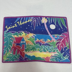Vintage Saint Thomas Shirt Mens XL White Tropical Graphic Fruit Of The Loom 90s