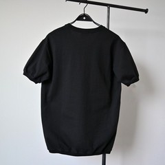 UNUSED, GOODWEAR CUFF AND HEM RIB heavyweight t-shirt made in USA, black, size L