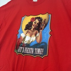 Ameristar Casino Men’s XL Its Fiesta Time X Large Red Tee Party Shirt Missouri