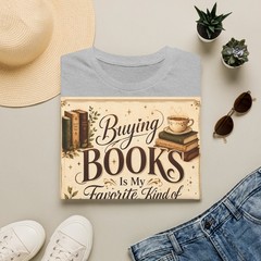 Buying Books Is My Favorite Kind of Treasure Hunt T-Shirt | Book Lover Tee