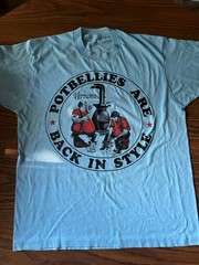 Vintage Vermont T Shirt Baby Blue Men’s Large Noah Kahan 1989 Potbellies