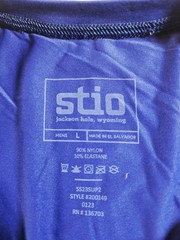 Stio Hylas Crew Mens Performance Shirt UPF50 Long Sleeve Lightweight Stretch L