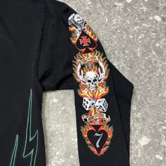 Bad Ass Bikers Long Sleeve T-Shirt Black Long Sleeve Dragon Size XL