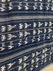 Beautiful Giant Garments Men’s T Shirt Blue White Stripe Print L Large Chest 40”