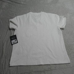 BYLT Premium Basics Shirt Mens Small White Lux Relaxed Split Hem Pocket Tee NEW