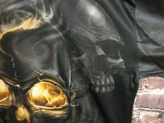 First Class Men’s Skull Gold Print Tee Size 2XL MSRP $55.00 (H12)