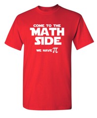 Math Side Sarcastic Humor Graphic Novelty Super Soft Ring Spun Funny T Shirt