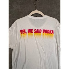 Natural Light Lemonade Flavored Vodka Yes We Said Vodka T Shirt L G White