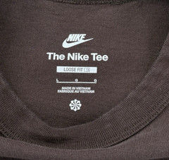 Nike Max90 Playing Field Long Sleeve Tee Mens L Loose Fit Brown Embroidered Logo
