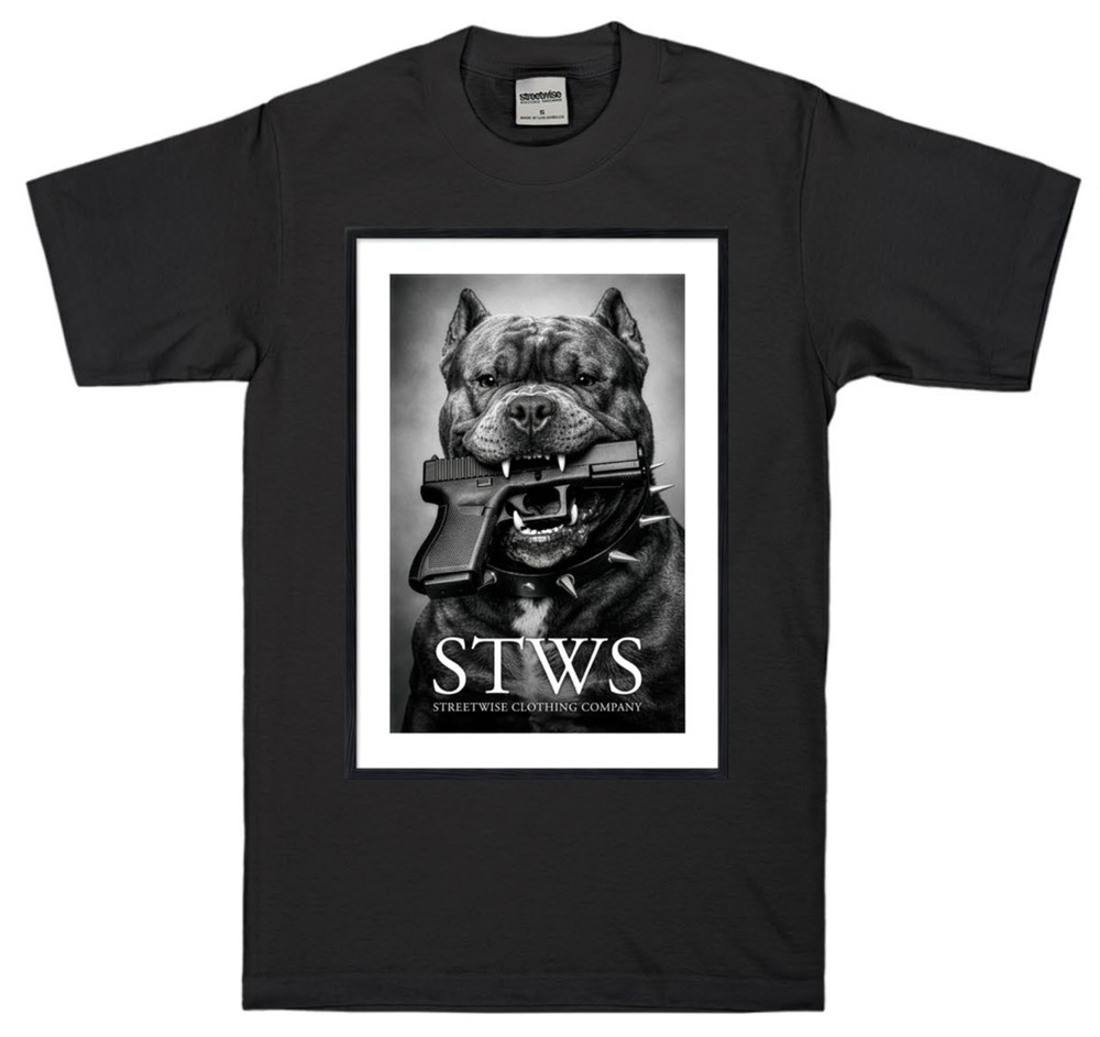Streetwise Bullies Graphic T-Shirt Black M-L-XL-2XL-3XL-4XL-5XL