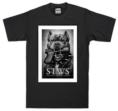 Streetwise Bullies Graphic T-Shirt Black M-L-XL-2XL-3XL-4XL-5XL