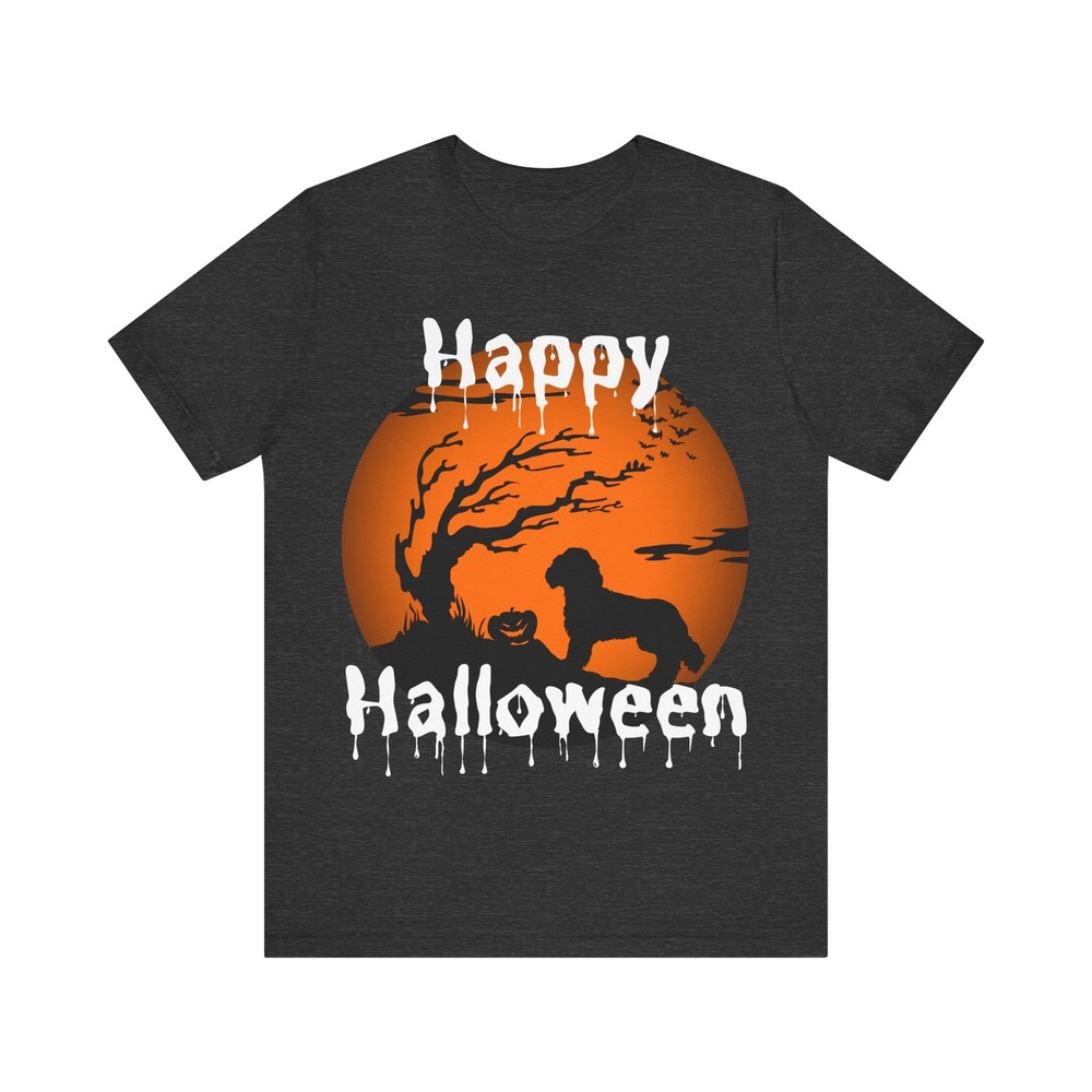 Maltipoo Halloween Shirt Gift for Maltese Doodle Mom Dad Unisex Holiday Costume