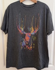 The Duck Company Fairbanks Alaska Moose Unisex T Shirt Size L