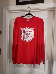 Gildan Mens Red Long Sleeve Logo Pullover XL