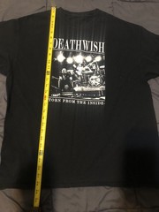 Deathwish Torn From The Inside Black T-shirt Size XL