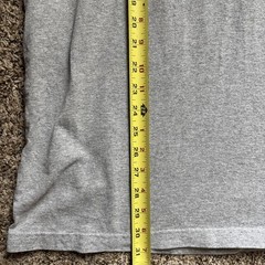 Carhartt Long Sleeve Logo Graphic Shirt Gray Size L Loose Fit TK0231-M Workwear