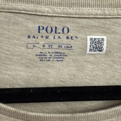Polo Ralph Lauren Mens XL Classic-Fit Jersey Long-Sleeve T-Shirt Khaki Pony Logo