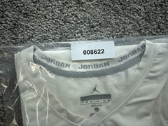Jordan Shirt Mens XL White Jumpman Training Dri-FIT Tagless Polyester Sleeveless