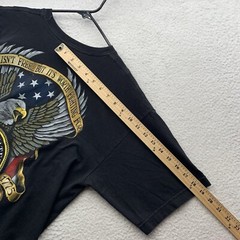 Bayside United States Marine Corps T-Shirt Mens Large L Black USMC Military USA