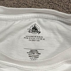Disney Mickey Mouse Graphic Long Sleeve Crewneck T-Shirt Men’s XL White Tee