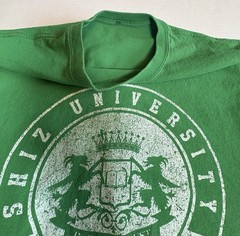 Shiz University Dear Old Shiz Wicked Musical Graphic T Shirt Adult Medium