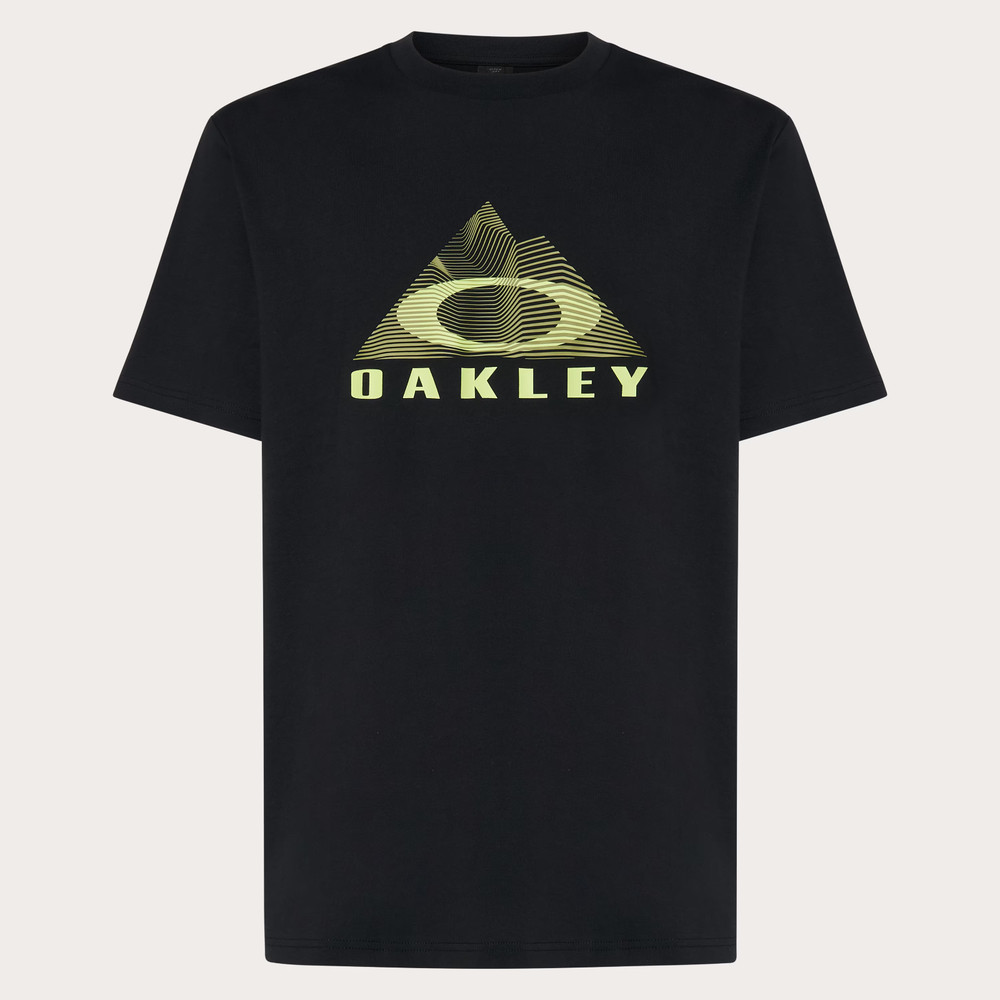 Oakley Lined Mountain Bark Short Sleeve Tee Crew Neck T-Shirt Blackout XXLarge