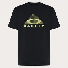 Oakley Lined Mountain Bark Short Sleeve Tee Crew Neck T-Shirt Blackout XXLarge