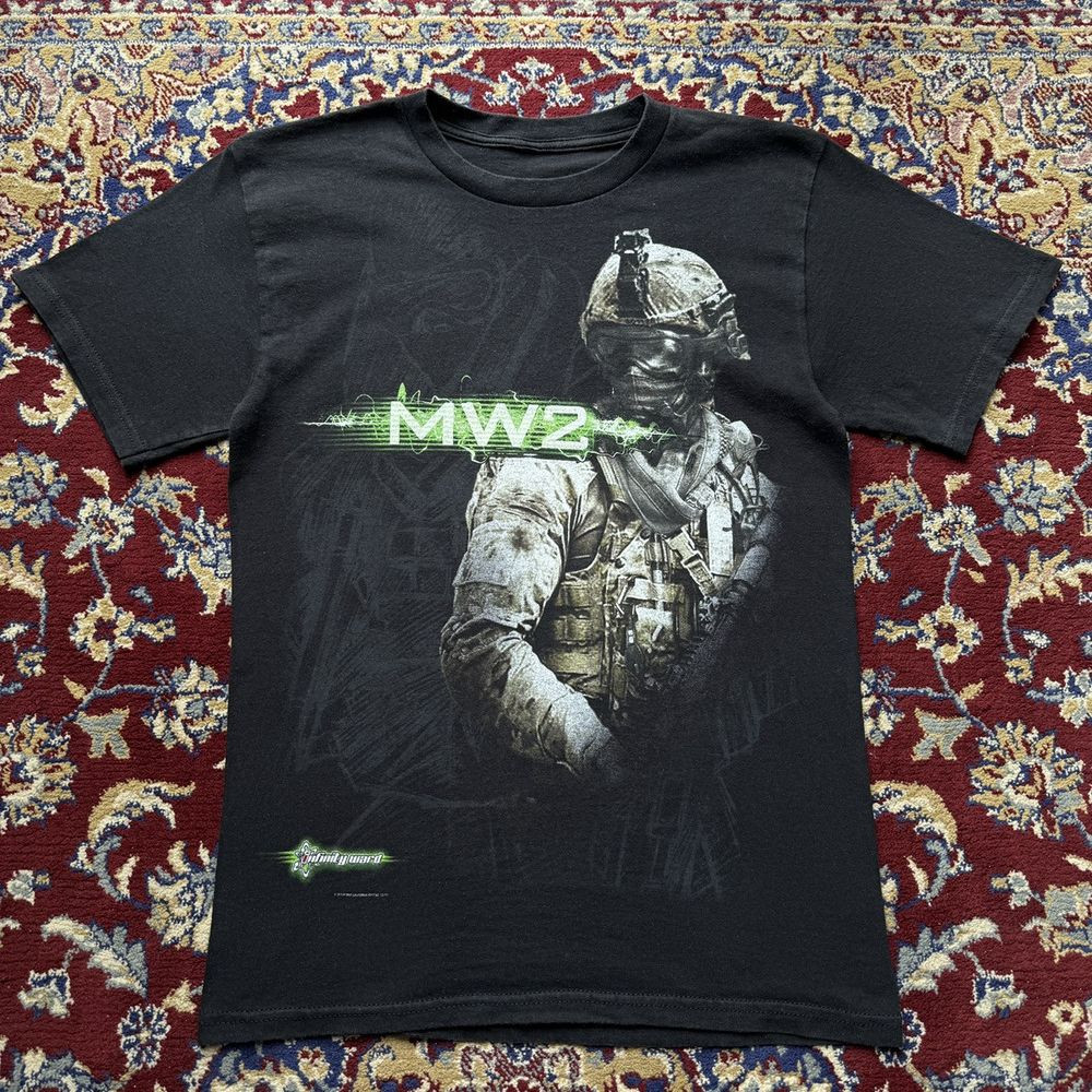 2000s Modern Warfare 2 T Shirt MW Video Game Promo Graphic Tee S-5X