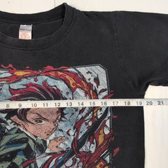 Vintage Demon Slayer Anime Japanese Manga Men’s Shirt M Black Tanjiro Graphic