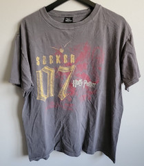 HARRY POTTER Seeker 07 UNIVERSAL ORLANDO Graphic T Shirt Charcoal Gray Medium
