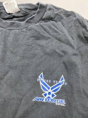 7.62 Design Shirt Mens XL Black Air Force Military Graphic Tee Preshrunk