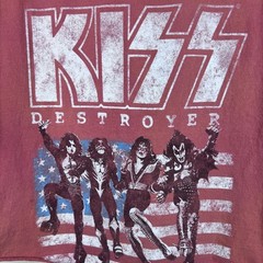2024 KISS Catalog T Shirt KISS DESTROYER Custom Cut Waist Length / 2X
