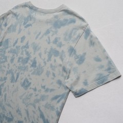 Volcom Stone Dye T-Shirt Mens Large Celestial Blue Tie Dye Modern Fit A5232200