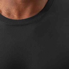 Hanes 3 Pack Moves X Temp Men’s Breathable Mesh Crewneck T-Shirt, Black/Grey 2XL