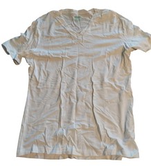 Spanx Mens White V-Neck T-Shirt XL 1508