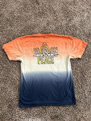 Vans Peace Of Mind Dip Dye Short Sleeve T-Shirt Melon Celadon Green Men’s L