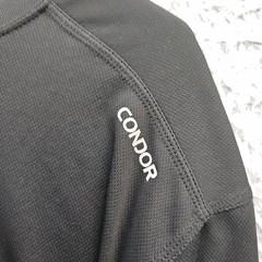CONDOR Shirt Medium Stretch Thermal Baselayer Black Knit
