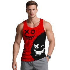 Graphic Workout 3D Tank Top Mens Womens Unisex