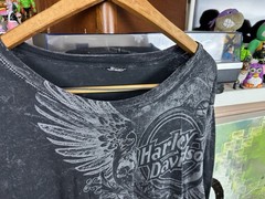 Vintage 2000s 2009 Harley Davidson Jackson Tennessee Long Sleeve Skulls Shirt