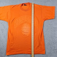 Vintage Tennessee Vols UT Shirt Mens Large Orange Embossed USA Single Stitch 90s