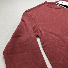HV0127-619 Nike Sportswear Premium Essentials Loose Fit LS Shirt Red Mens S Vary
