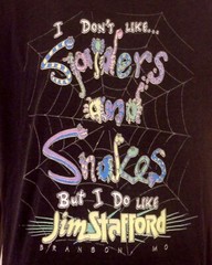 vintage 90s 00s Y2K rare Jim Stafford Spiders and Snakes T-Shirt Branson MO sz L
