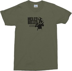 Hells Belles T-Shirt – 60s Cult Retro Biker Film, Various Colours