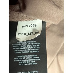 Cuts Henley Curvew-Hem Long Sleeve Shirt Mens XL Tan Stretch Casual Top