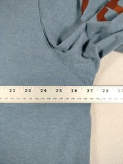 Carhartt Shirt Mens 2XL Blue Long Sleeve Pocket Graphic Loose Fit Workwear Tee