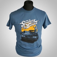 Smokey and the Bandit T Shirt Retro Trans Am Movie Truck Burt Reynolds Indigo B
