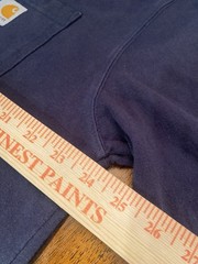Carhartt Original Fit Navy Henley Pocket T-Shirt Men’s L Cotton Knit Solid