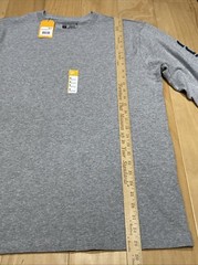 NEW Small Carhartt Men K231 Workwear Long Sleeve Graphic Logo TShirt Loose Fit
