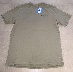 Columbia Sportswear Men’s Graphic Logo T-Shirt XL Safari Green NWT MSRP $28