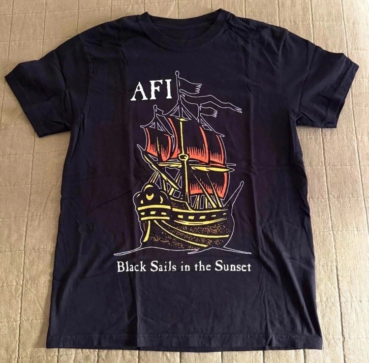Vintage AFI Black Sails Rock 1991 Gift For Fans Unisex S-5XL Shirt MK66
